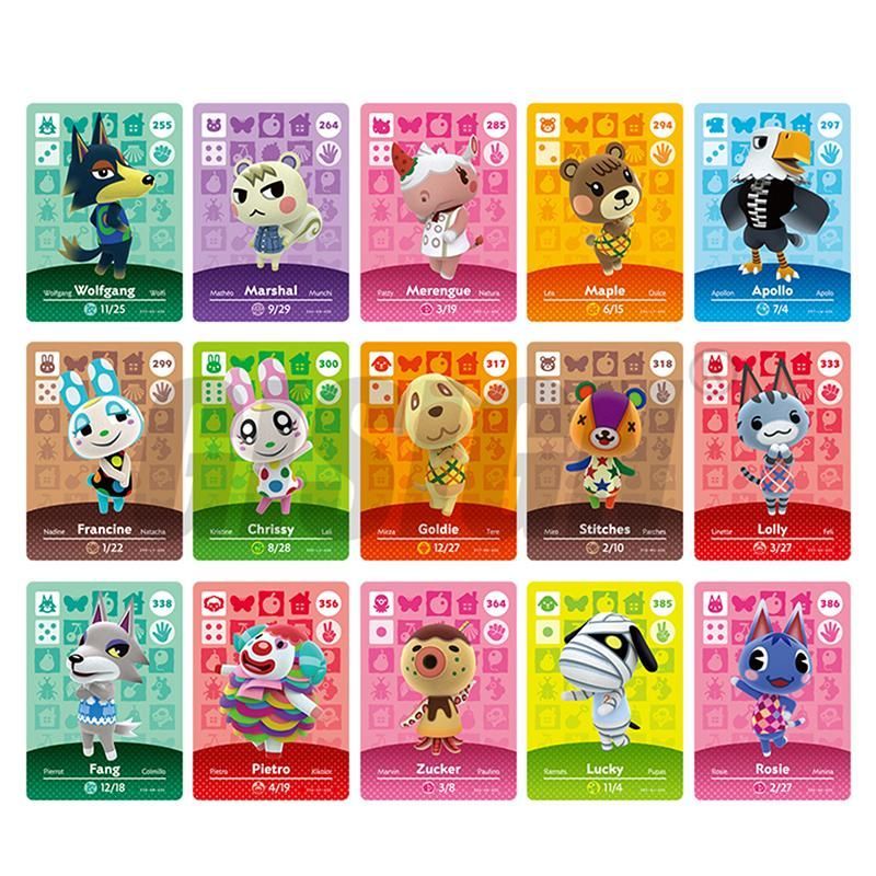 There are several sets of Amiibo cards for Animal Crossing. (Image via Nintendo)