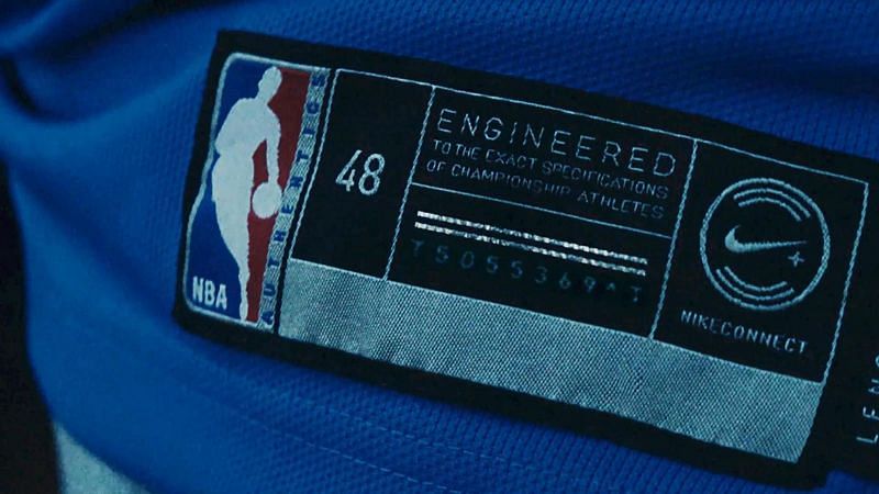 Nike Authentic tag on NBA jerseys [Source: Tech Crunch]