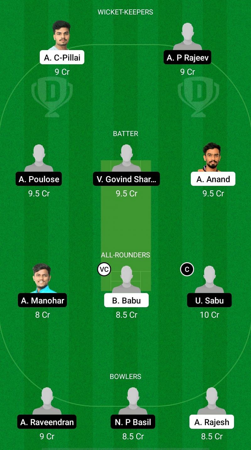 ALC vs MRC Dream11 Prediction - KCA Club Championship