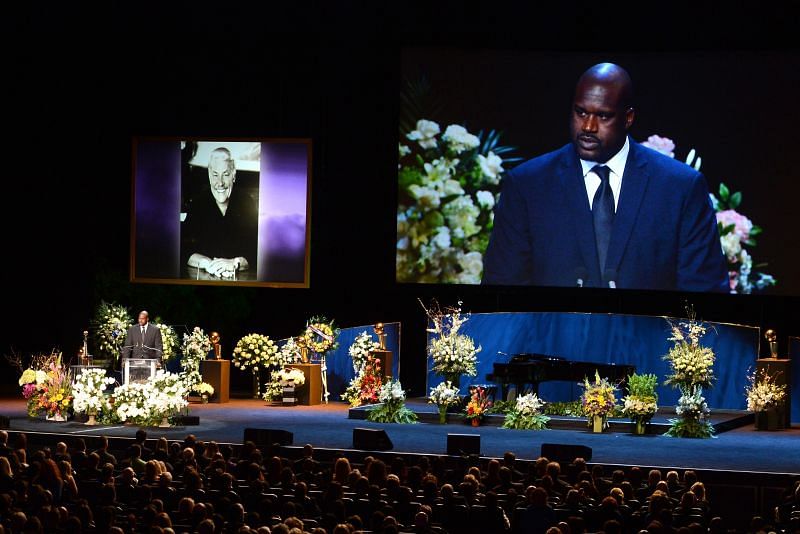 Memorial Service For Los Angeles Lakers Owner Dr. Jerry Buss