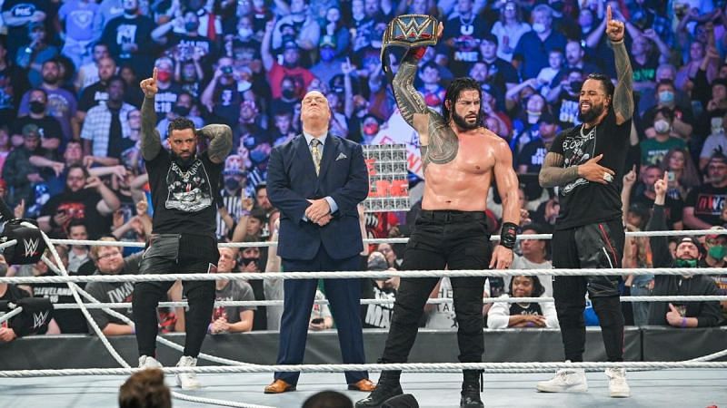 The WWE ring could not handle the action at Extreme Rules