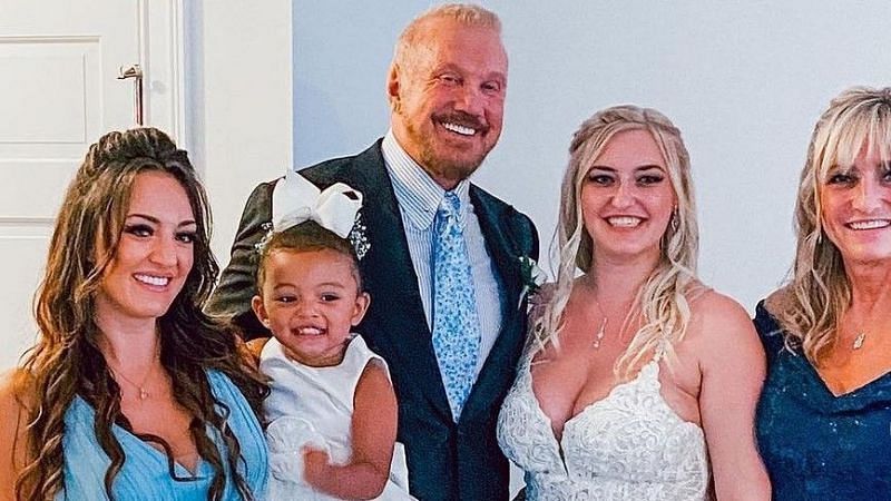 AEW star Diamond Dallas Page with his family