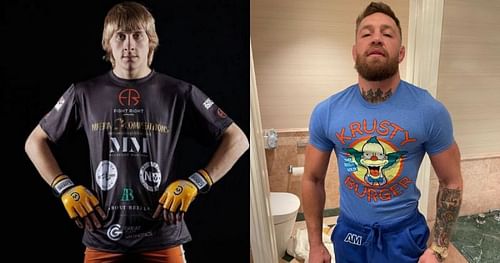 Paddy Pimblett (L) and Conor McGregor (R) via Sportskeeda and Instagram @thenotoriousmma