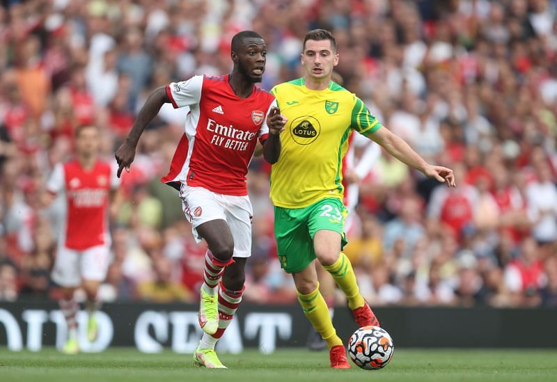 Nicolas Pepe against Norwich City