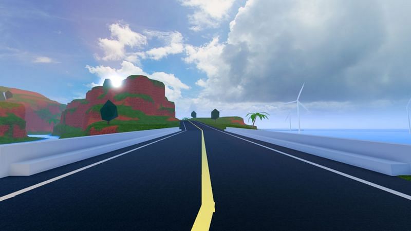 The path that leads directly to the Canyon (Image via Jailbreak Wiki)
