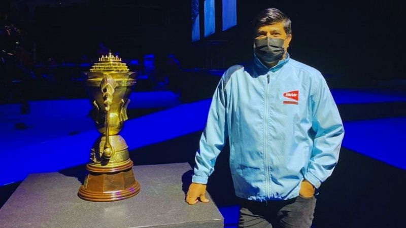 Dr. Sudeep Satpathy at the ongoing Sudirman Cup