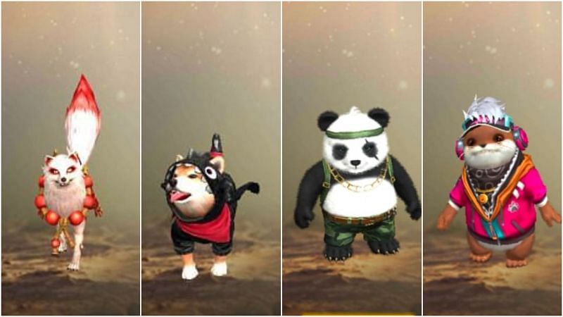 Listing all pets with healing abilities (Image via Free Fire)