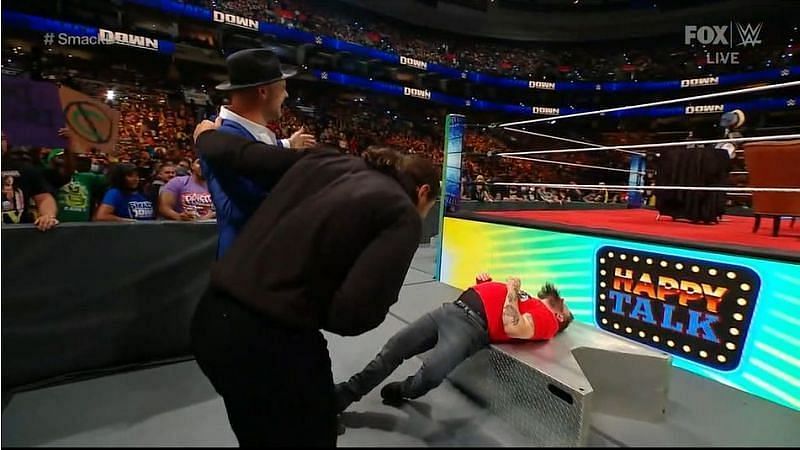 Kevin Owens was ambushed on SmackDown.