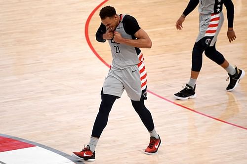 Daniel Gafford #21 of the Washington Wizards