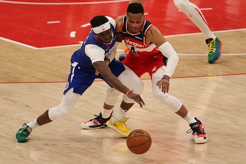 Reggie Jackson and Russell Westbrook are among the six active NBA players to record 20 assists in a game.