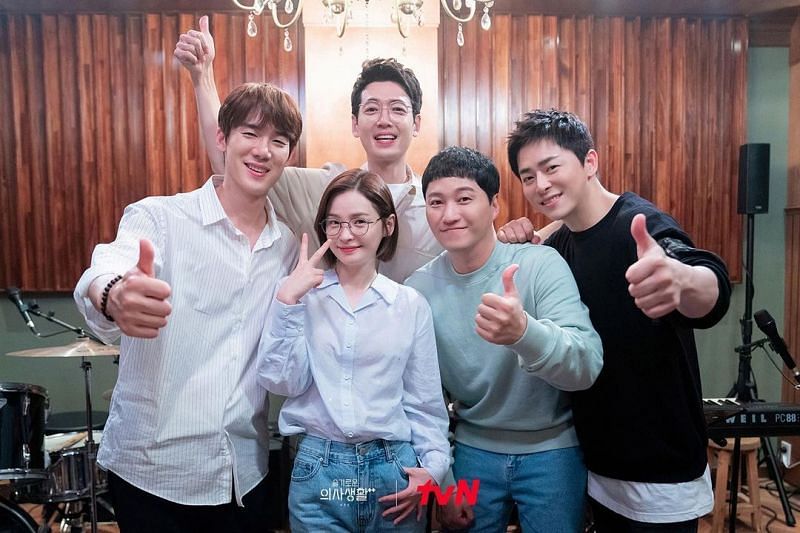 Jo Jung-suk, Yoo Yeon-seok, Jung Kyung-ho, Kim Dae-myung and Jeon Mi-do (Image via tvn_drama/Instagram)