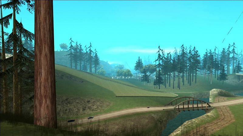 The GTA San Andreas map is a memorable one (Image via Rockstar Games)