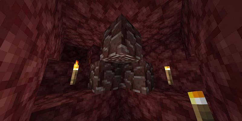 Ancient debris ores (Image via Minecraft)