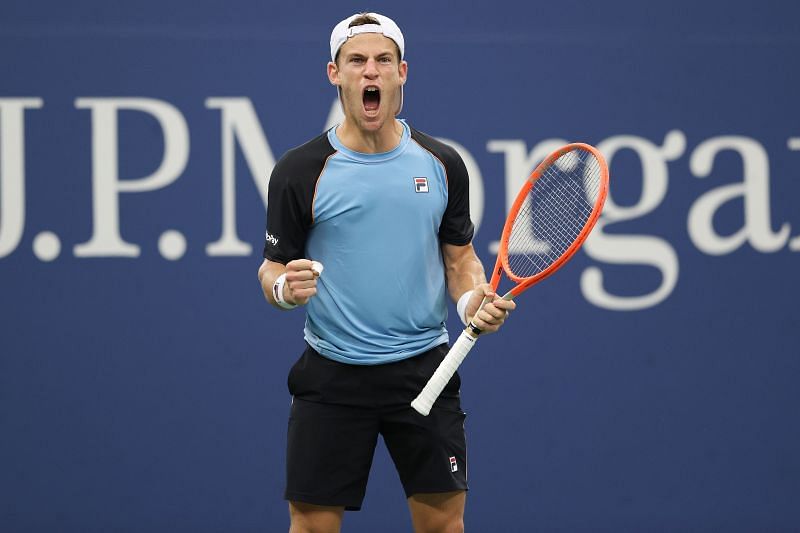 Diego Schwartzman at the 2021 US Open