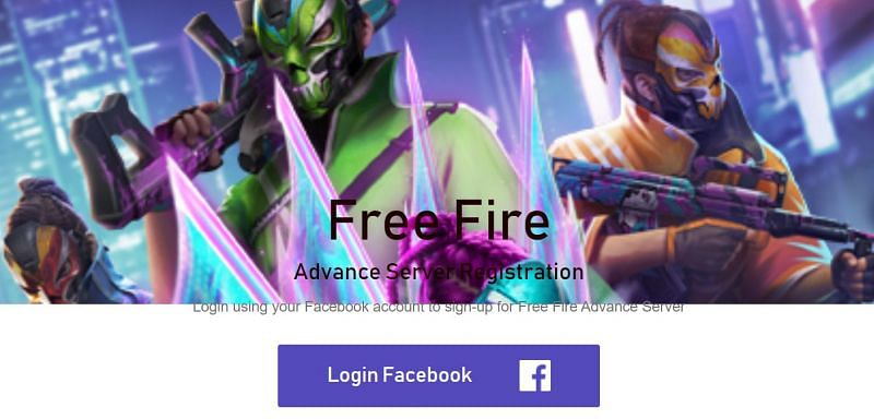 Users then need to log in by pressing on &quot;Login Facebook&quot; (Image vai Free Fire)