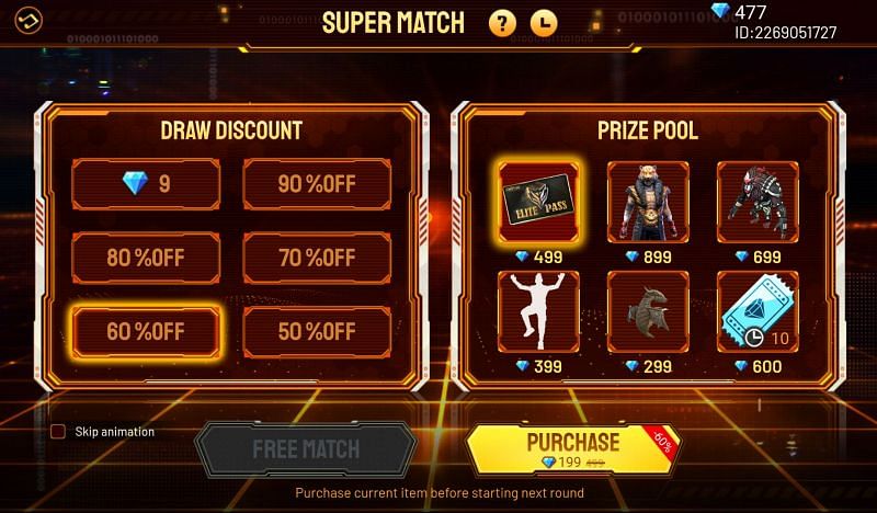 You can purchase the item at the discount (Image via Free Fire)