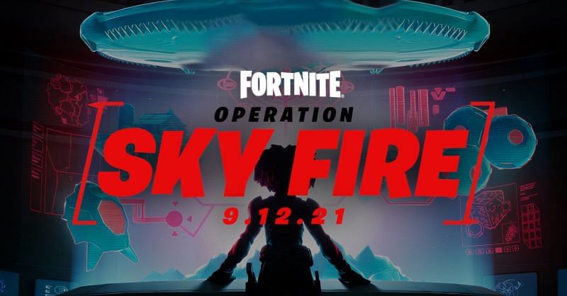 Operation Sky Fire is a rumored live event that is supposed to bring an end to Season 7 of Fortnite (Image via Twitter/FitzyLeakz)