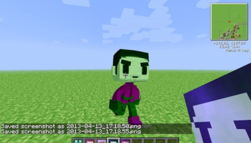 The Beast Boy mob (Image via Minecraft Forum)