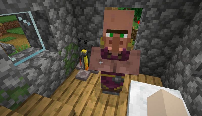 Cleric villager (Image via Minecraft)