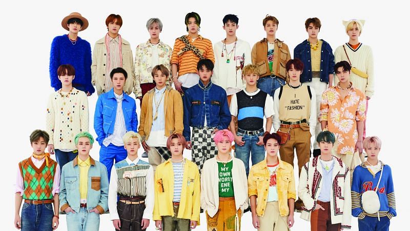 SM Entertainment&#039;s K-pop group, NCT, consists of 23 members (Image via MTV)