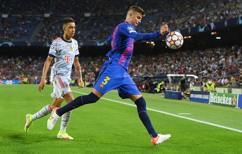 Gerard Pique did his best at the back for Barcelona