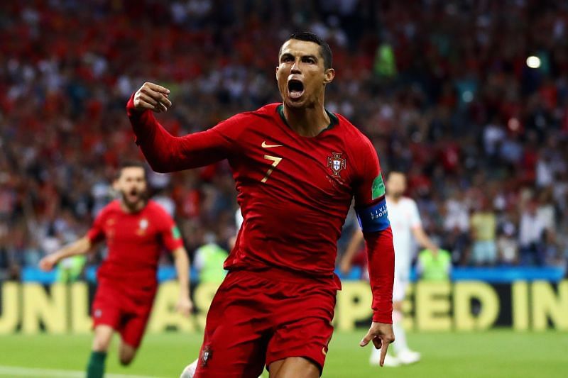 Cristiano Ronaldo scored twice for Portugal yesterday