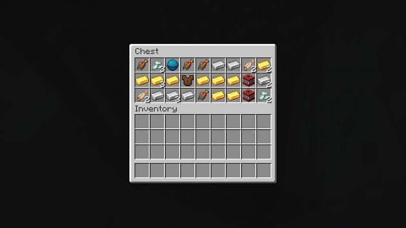 Some of the items found in buried treasures (Image via Minecraft)