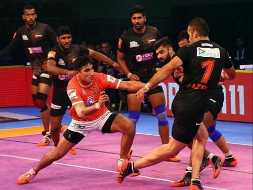 Nitin Tomar was retained with the FBM card by Puneri Paltan for PKL Season 8 (Image - Pro Kabaddi)