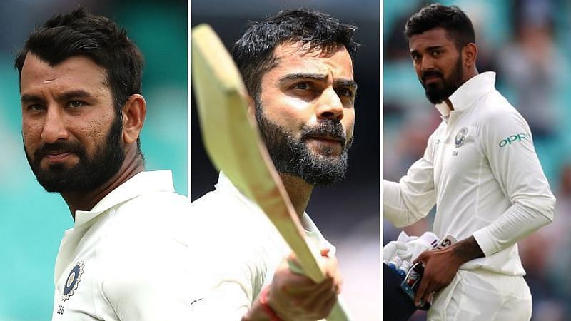 Top three batsmen in the current India side with the most number of Test tons against England