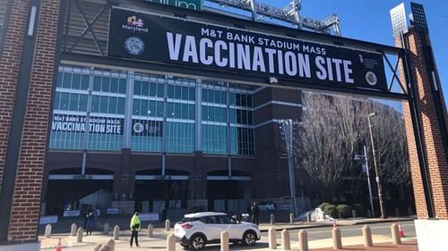 COVID-19 Vaccination site in Baltimore, MD