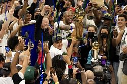 Listing the only 5 teams to appear in 4 straight NBA Finals