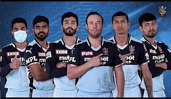 Royal Challengers Bangalore (RCB) will wear blue kits to commend the work by the front line workers