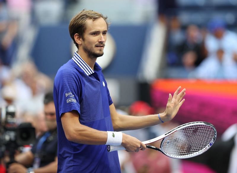 Daniil Medvedev will face Novak Djokovic on Sunday&#039;s final