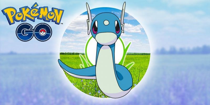 Dratini can be tough to find organically outside of events, but it isn&#039;t an impossible task (Image via Niantic).