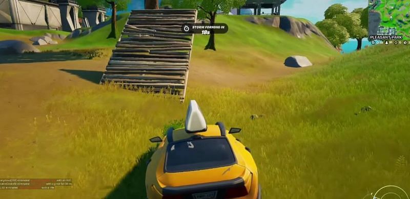 How to overturn a car in Fortnite Chapter 2 Season 8 (Image via Fortnite)