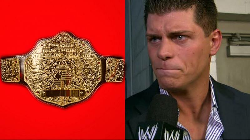 Cody Rhodes was supposed to be in a world title feud in 2013.