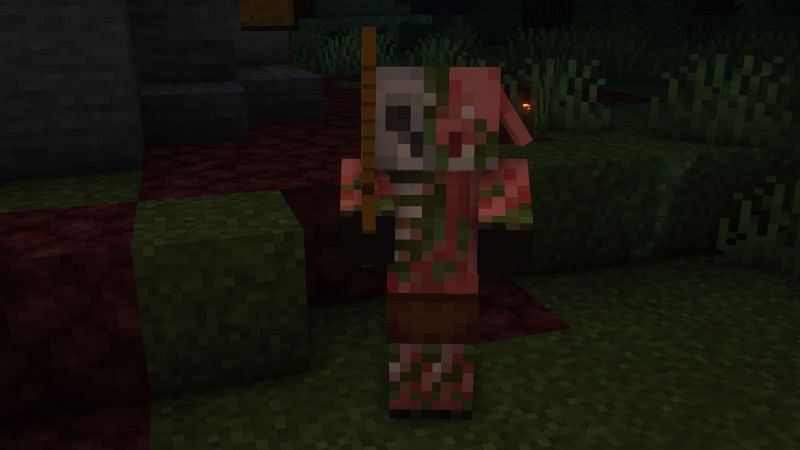 A zombified piglin (Image via Minecraft)