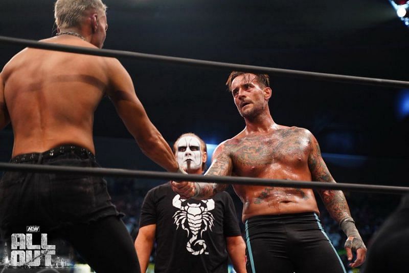 CM Punk and Darby fought a good fight at AEW All Out (Pic Source: AEW)