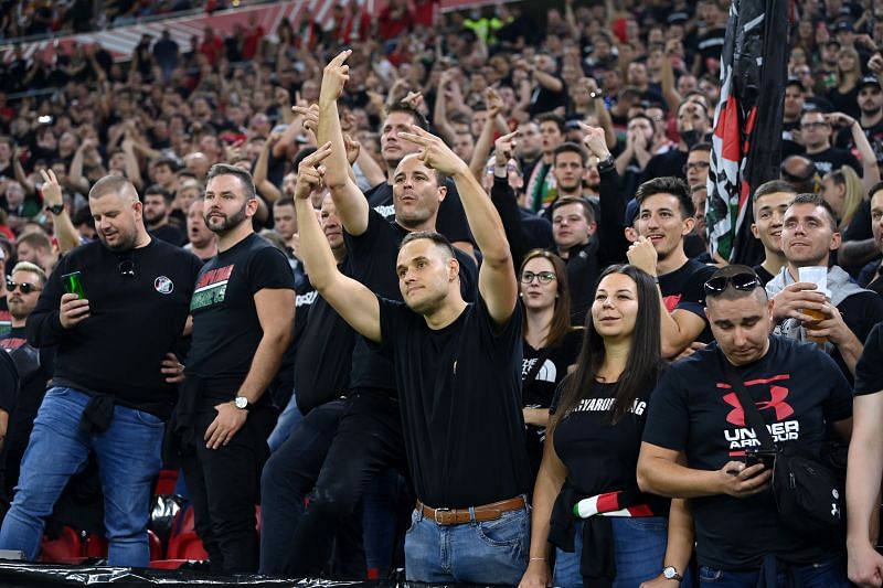 The behaviour of some of Hungary&#039;s fans was highly questionable at tonight&#039;s match
