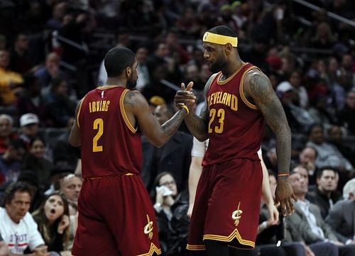 Kyrie Irving and LeBron James defeated a 73-9 Golden State Warriors team to become NBA champions