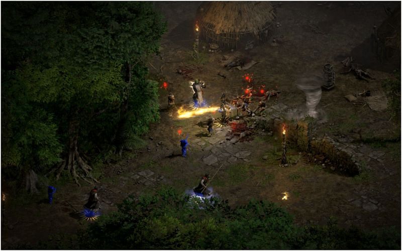Charms provide the effect as long as they are in the backpack (Image via Diablo II: Resurrected)