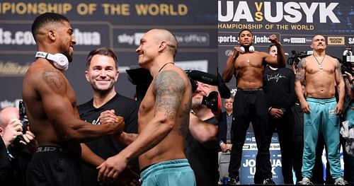 Anthony Joshua set to face Oleksandr Usyk with heavyweight world titles on the line.