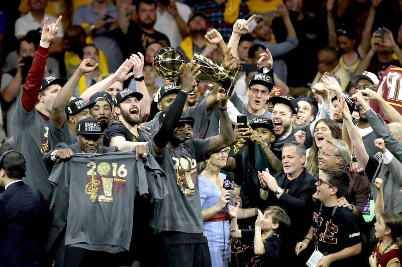 Cleveland Cavaliers win their first NBA title in franchise history