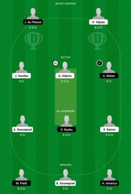 NC vs SWD Dream11 Team - 2