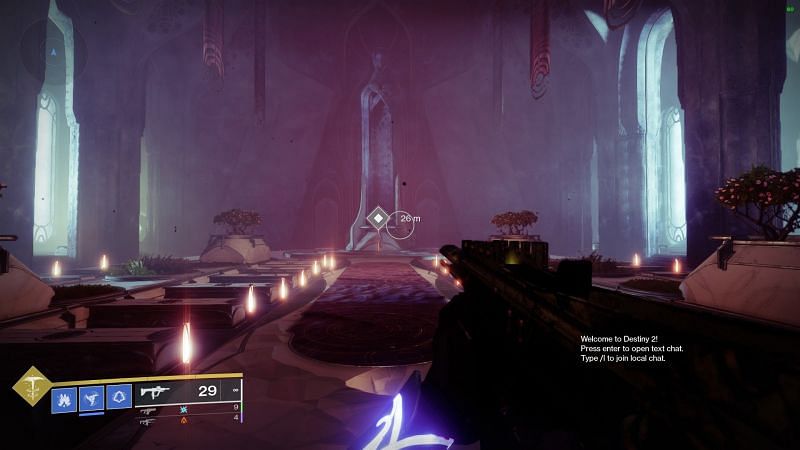 Atlas Skew inside the Cathedral for week 4 (Image via Bungie)