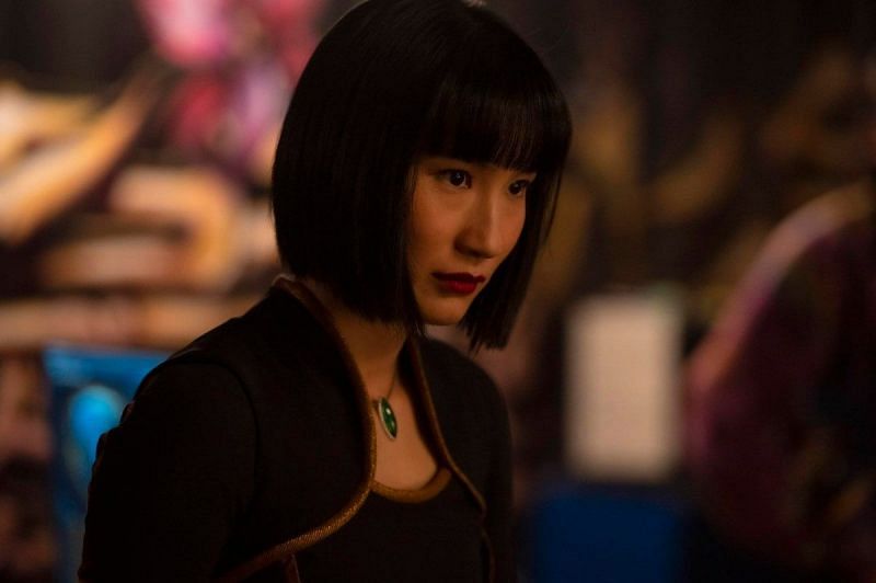 Xialing (played by Meng&#039;er Zhang) in Shang-Chi and the Legend of the Ten Rings (Image via Marvel Studios)