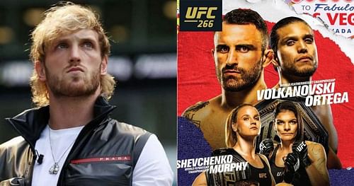 Logan Paul reveals his bets for UFC 266 [Image credits: @ufc on instagram]