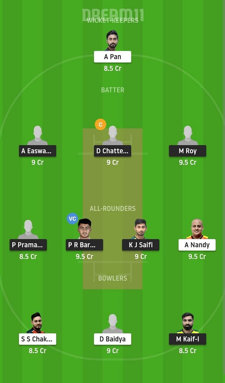 KB vs KC Dream11 Fantasy Suggestion #2