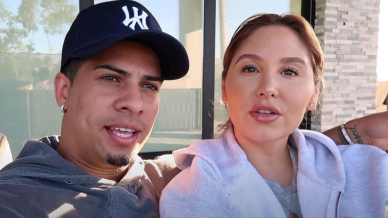 Fans find it strange to see Austin McBroom instructing his wife Catherine McBroom in an unedited clip (Image via YouTube)