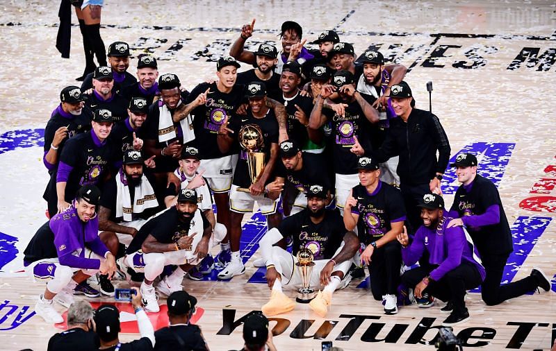 Los Angeles Lakers win the 2020 championship title